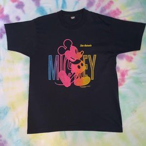 90s Single Stitch San Antonio Mickey mouse L